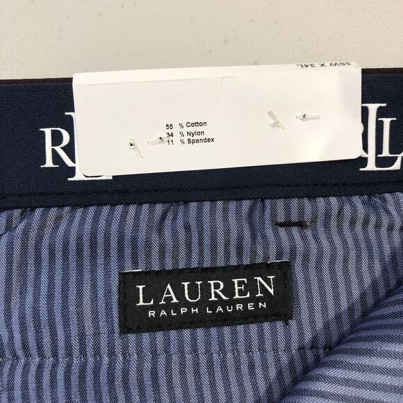 Lauren Ralph Lauren Mens Narraganse Classic Fit Norton Active Pants Wine 36x34 - Picture 8 of 10